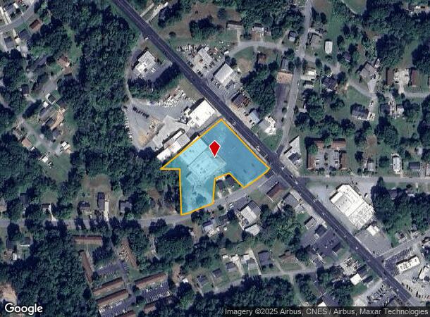 602 W Elm St, Graham, NC Parcel Map