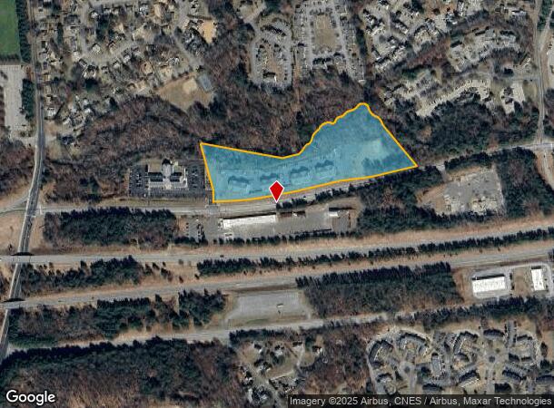  120 N Frontage Rd, Mansfield Center, CT Parcel Map