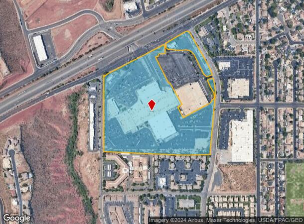  1770 N Red Cliffs Dr E, Saint George, UT Parcel Map