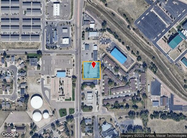  1825 Main St, Colorado Springs, CO Parcel Map