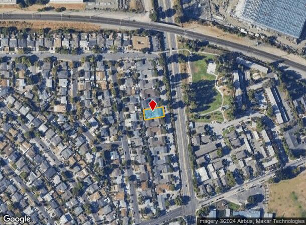  2590 Bowers Ave, Santa Clara, CA Parcel Map