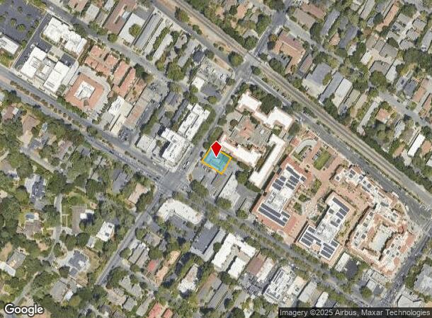  585 Glenwood Ave, Menlo Park, CA Parcel Map