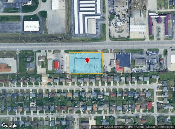  1121 W Coliseum Blvd, Fort Wayne, IN Parcel Map