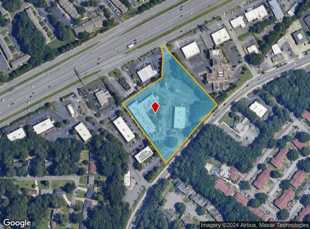  6755 Peachtree Industrial Blvd, Atlanta, GA Parcel Map