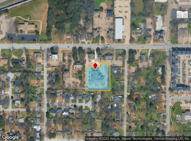 1312 W Abram St, Arlington, TX Parcel Map
