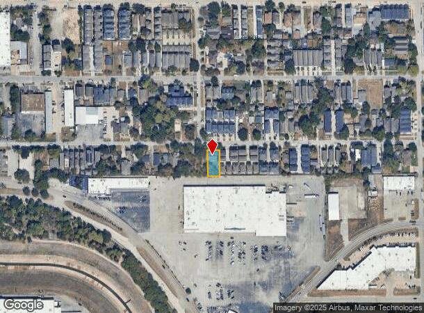  1438 W 21St St, Houston, TX Parcel Map