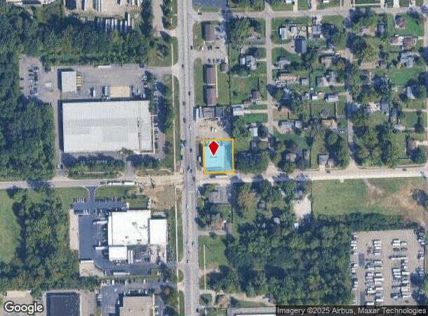 6397 Middlebelt Rd, Romulus, MI Parcel Map