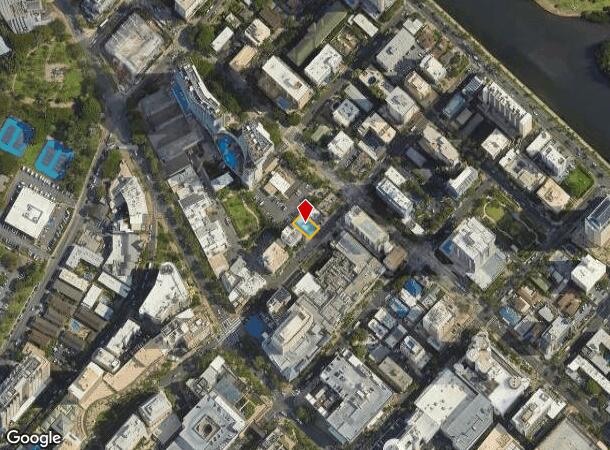 342 Lewers St, Honolulu, HI Parcel Map