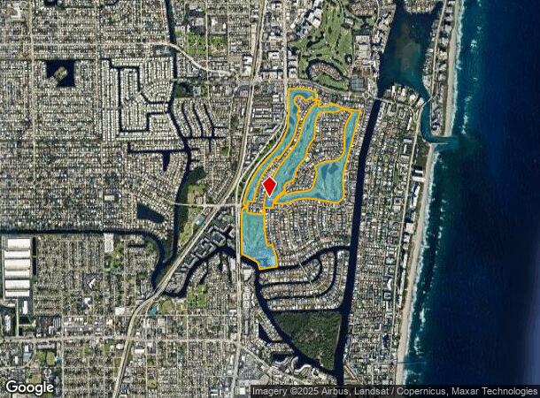 199 Royal Palm Way, Boca Raton, FL Parcel Map