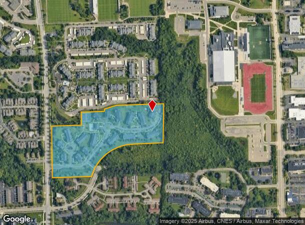  101 Harbor Way, Ann Arbor, MI Parcel Map