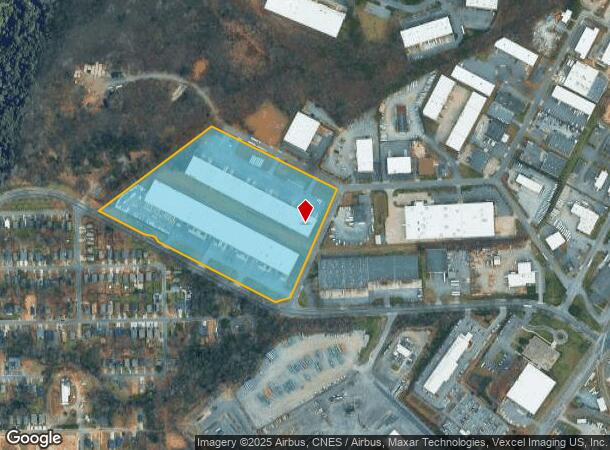 1301 Upper Asbury Ave, Charlotte, NC Parcel Map