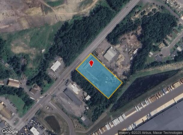 603 S Church St, Hazleton, PA Parcel Map