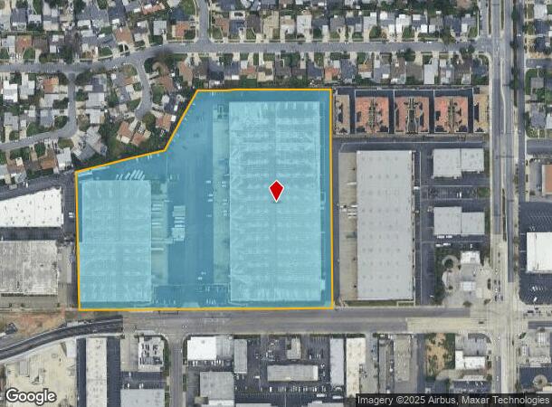 14001 Rosecrans Ave, La Mirada, CA Parcel Map