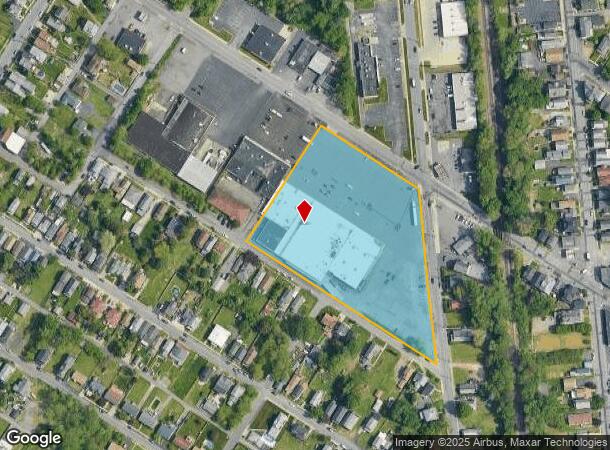  601 Luzerne St, Scranton, PA Parcel Map