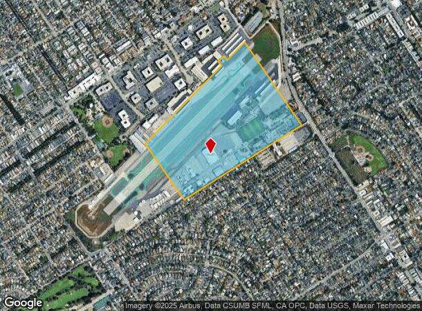  3223 Donald Douglas Loop S, Santa Monica, CA Parcel Map
