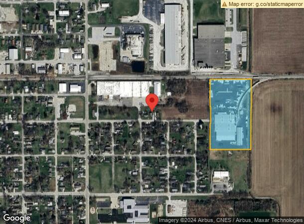  1100 E Elm St, Rensselaer, IN Parcel Map