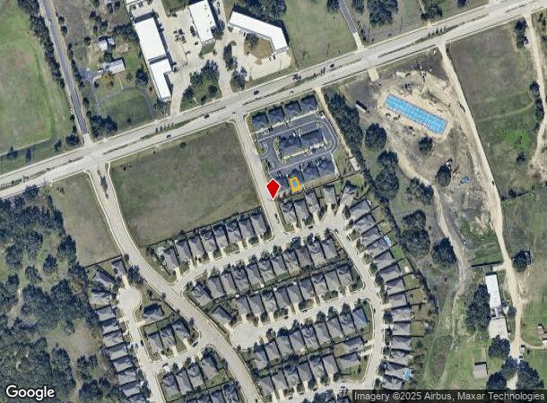 1640 Highland Falls Dr, Leander, TX Parcel Map