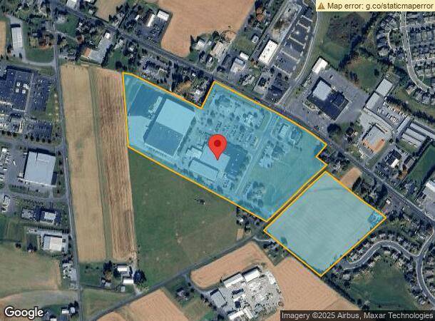  1754 W Main St, Mount Joy, PA Parcel Map