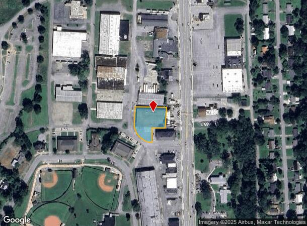 215 1St St, Fort Oglethorpe, GA Parcel Map