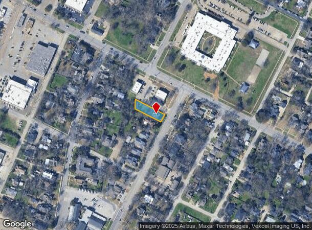  515 N College St, Waxahachie, TX Parcel Map