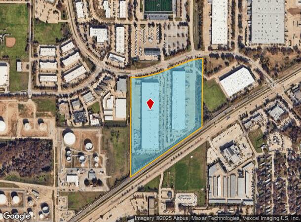 1070 S Kimball Ave, Southlake, TX Parcel Map