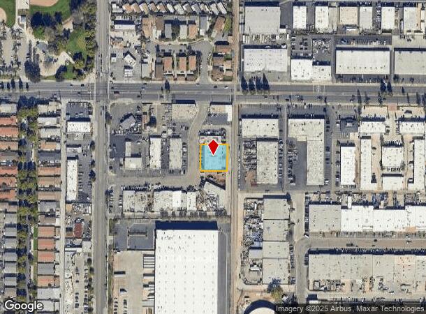  1619 Minnie St, Santa Ana, CA Parcel Map