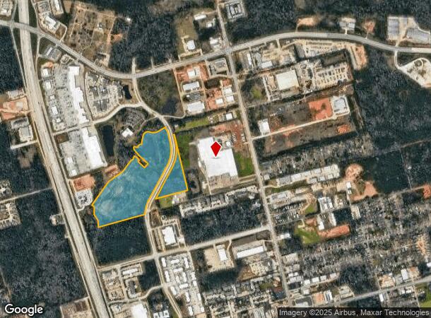 2507 N Frazier St, Conroe, TX Parcel Map