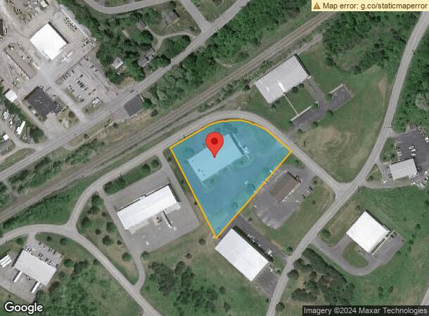  127 Commerce Rd, Oneonta, NY Parcel Map