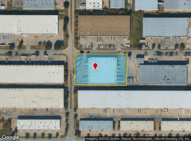  1202 Avenue S, Grand Prairie, TX Parcel Map