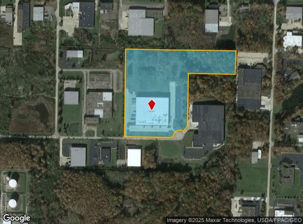 325 Campus Dr, Aurora, OH Parcel Map