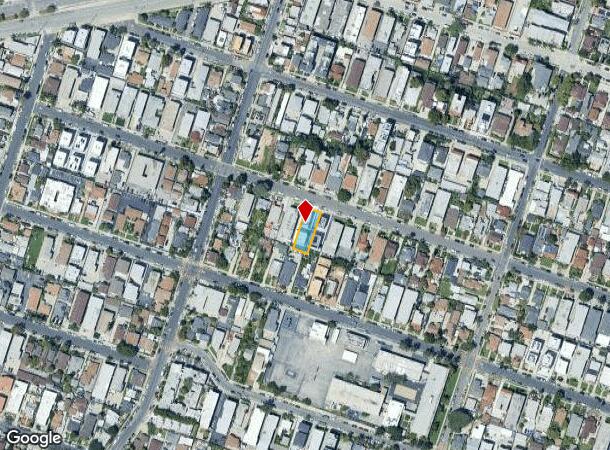  4712 W 17Th St, Los Angeles, CA Parcel Map