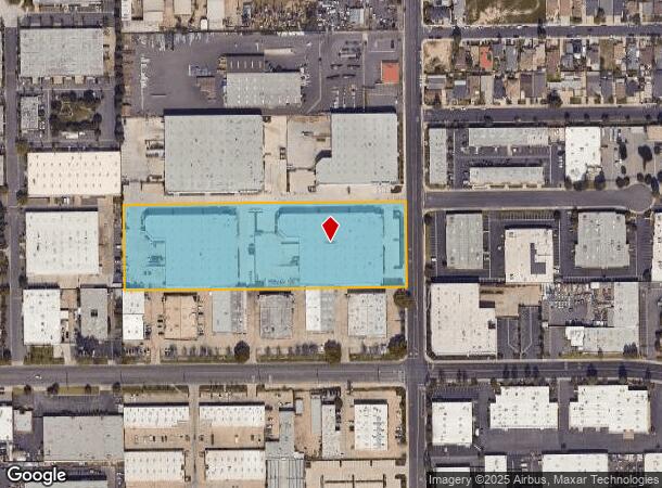 1367 S Van Buren Way, Anaheim, CA Parcel Map