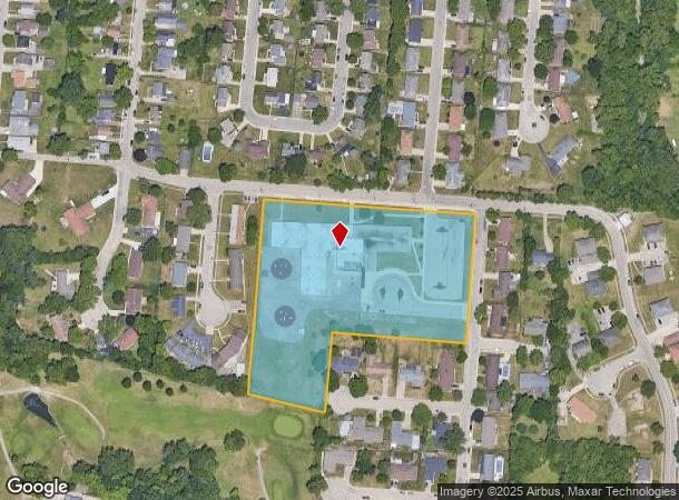  1108 Range Ave, Miamisburg, OH Parcel Map