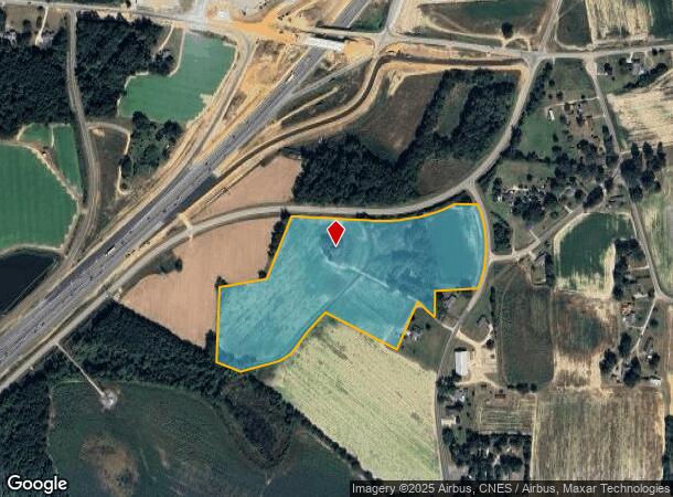 1103 W Core Rd, Dunn, NC Parcel Map
