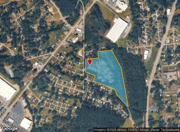 100 Duvall Way, Anderson, SC Parcel Map