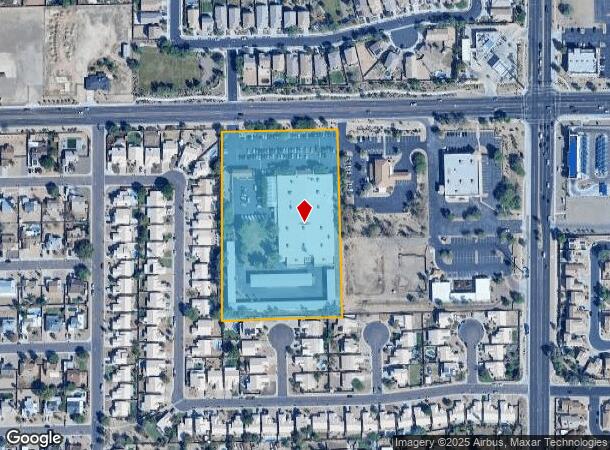  6815 W Cactus Rd, Peoria, AZ Parcel Map