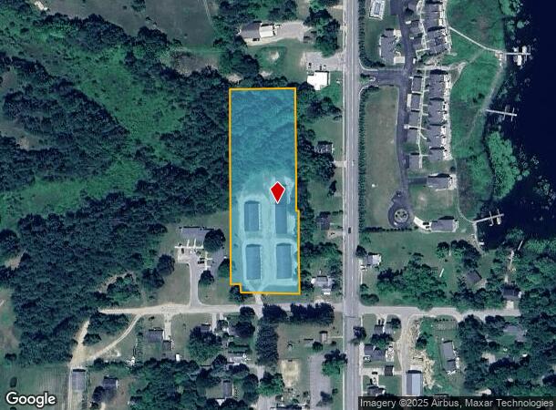  8054 W Cedar St, Central Lake, MI Parcel Map