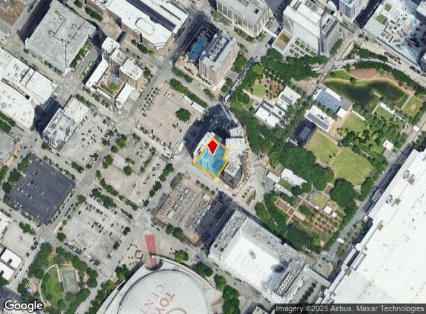 1515 Dallas St, Houston, TX Parcel Map