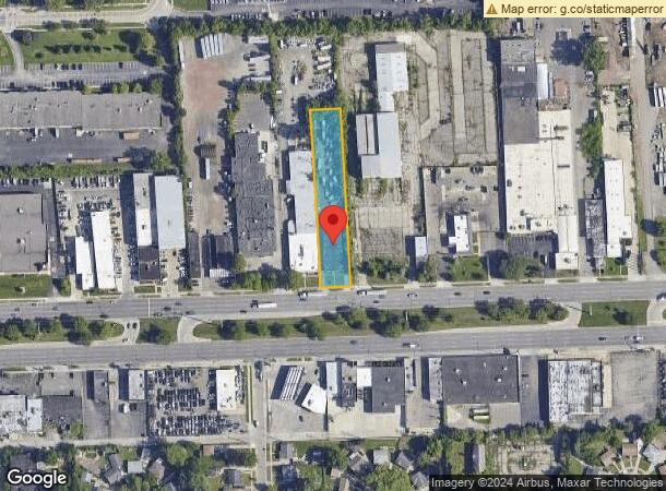  21460 W 8 Mile Rd, Southfield, MI Parcel Map