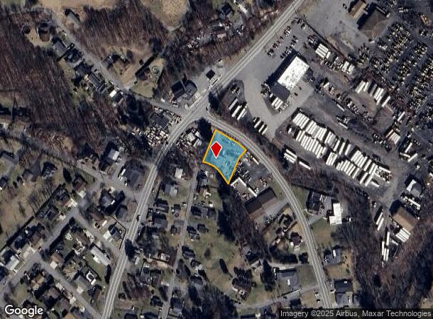  926 W Oak St, Old Forge, PA Parcel Map