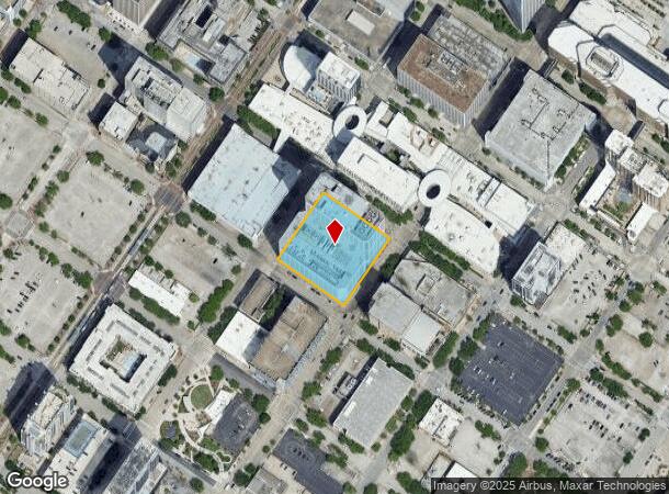 1301 Fannin St, Houston, TX Parcel Map