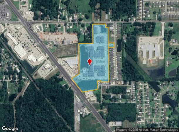  14496 Airline Hwy, Gonzales, LA Parcel Map