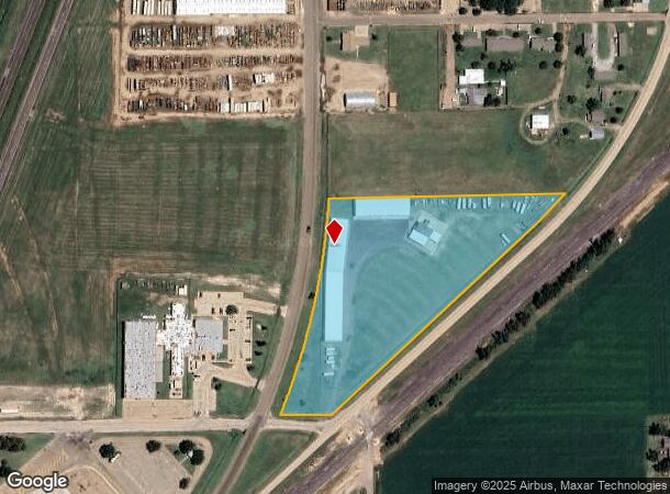  1521 S Columbia St, Plainview, TX Parcel Map