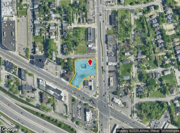  9871 Livernois Ave, Detroit, MI Parcel Map