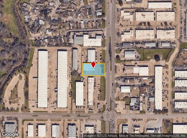 825 N Belt Line Rd, Irving, TX Parcel Map