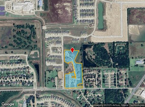 1705 E Henderson Rd, Angleton, TX Parcel Map