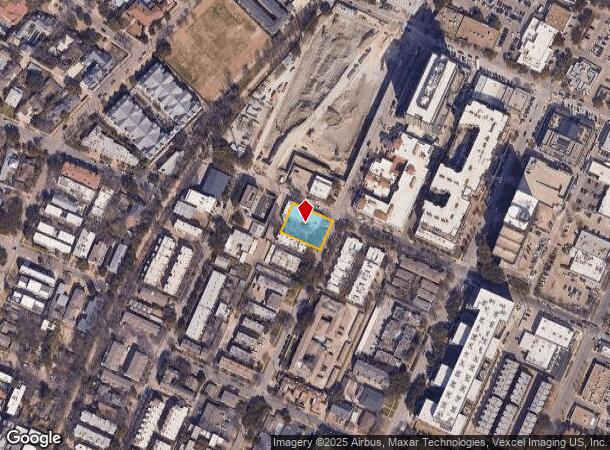 4445 Travis St, Dallas, TX Parcel Map