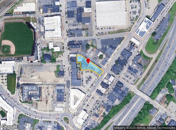  7 Harrison St, Worcester, MA Parcel Map