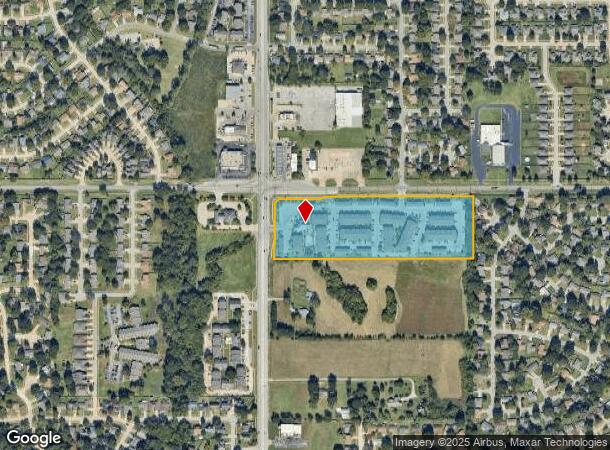  4801 S Elm Pl, Broken Arrow, OK Parcel Map