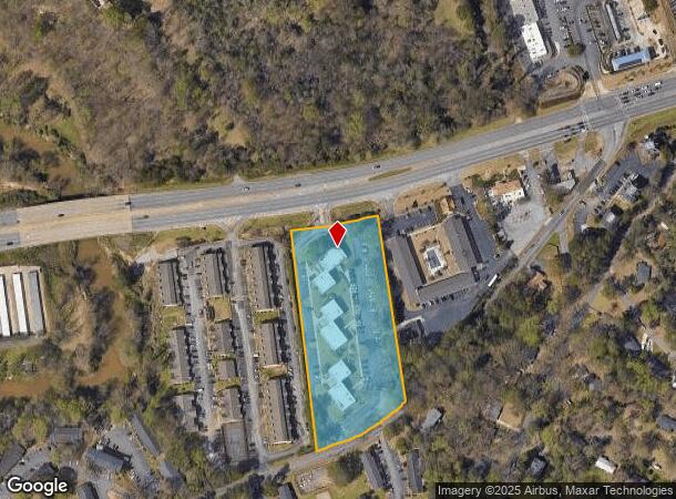  2500 W Broad St, Athens, GA Parcel Map